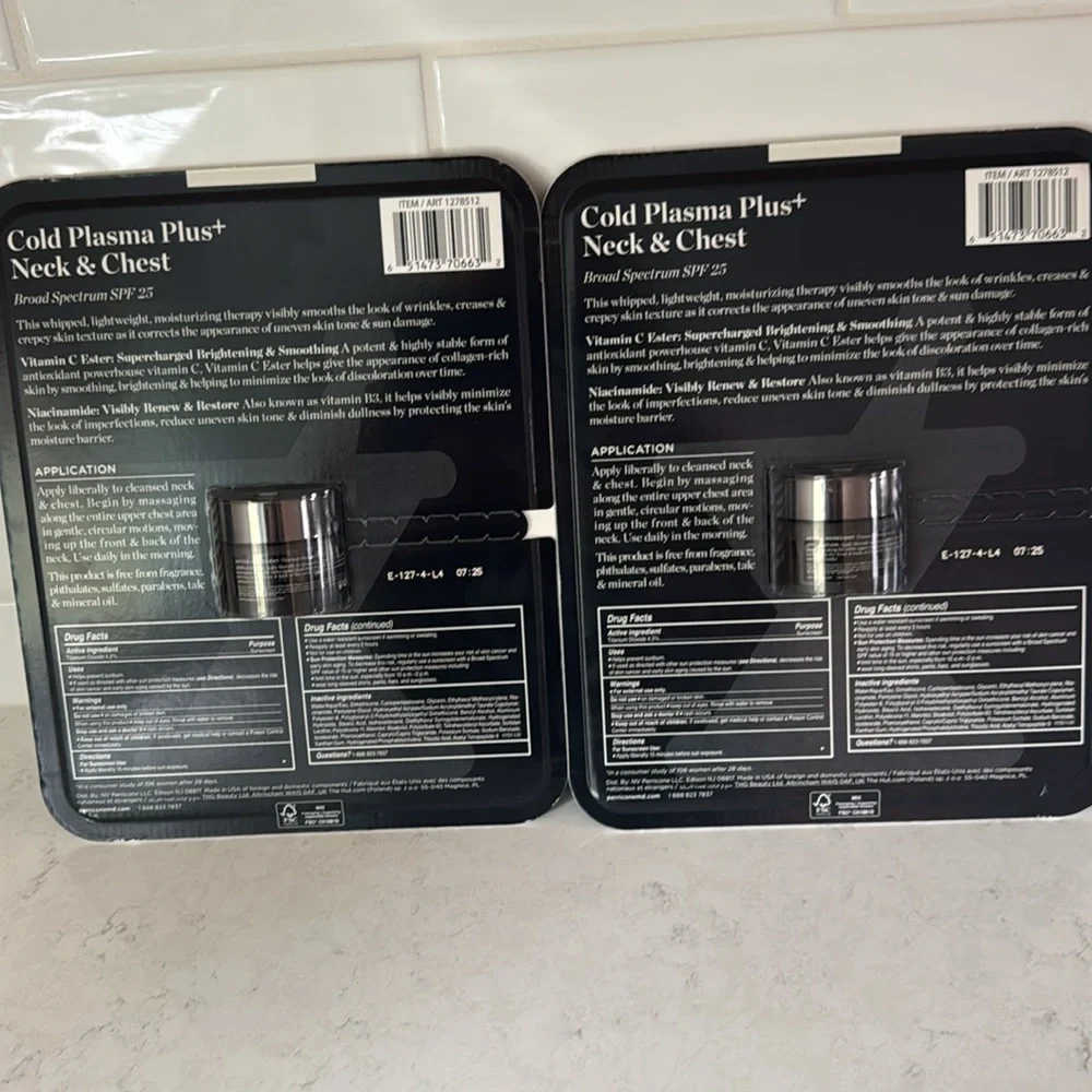 Lot of 2 Perricone MD Cold Plasma Plus Neck & Chest SPF25 30ml / 1oz - Picture 9 of 9